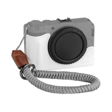 Imagem de SMALLRIG Kit de capa de couro para Canon EOS R50 V (branco) 5431