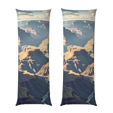 Imagem de Capa de travesseiro corporal com zíper oculto, fronha longa de microfibra macia e respirável para travesseiro corporal, Grand Canyon Arizona, capas de travesseiro para cama de presente de dormir 50 x
