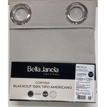 Imagem de Cortina Blackout 100% 2,60 x 1,70 Mescla Bella Janela, Areia