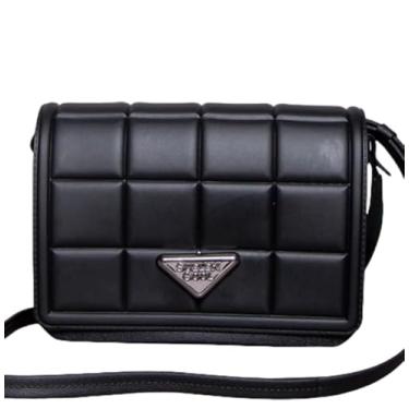 Imagem de Bolsa Feminina Transversal Tira Colo Para Sair Trabalhar Bolsa Luxo (Preta)