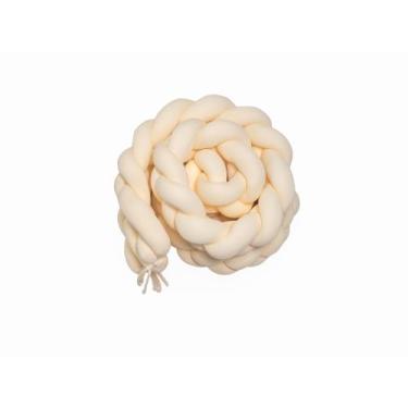 Imagem de Kit Trança Para Berço infantil 2 Pçs FOM Baby, Peróla - FOM-KBT002