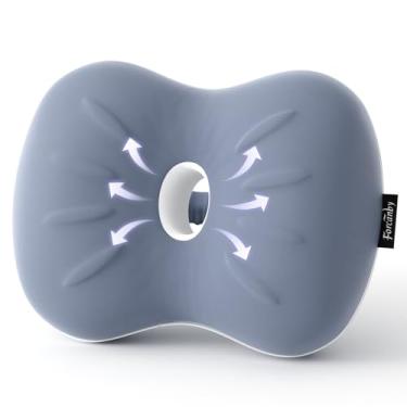 Imagem de Travesseiro de perna de espuma viscoelástica para pessoas que dormem de lado – Relaxe da ciática, costas, quadril, joelhos e articulações – capa removível e lavável – perfeita para gravidez e