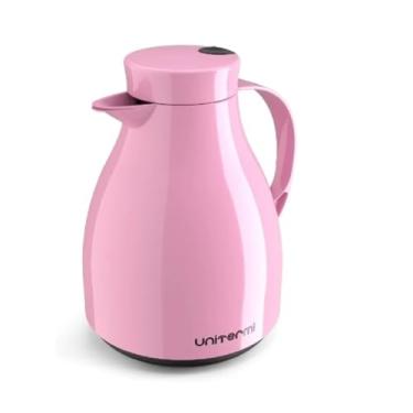 Imagem de Garrafa Térmica Paris com Gatilho para Chá e Café 500 ml (Rosa)
