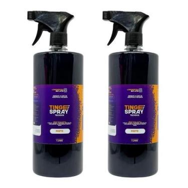 Imagem de Kit 2 Litros Tingespray Tinta Tecidos Roupas Estofados Sofá - Lavander