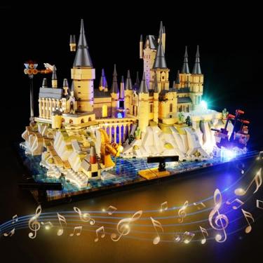 Imagem de DALDED Kit De Iluminação Led Para Lego Harry Potter Hogwarts Castle And Grounds 76419, Luz Compatível Com Modelos Blocos Construção 76419 (Versão Musical)