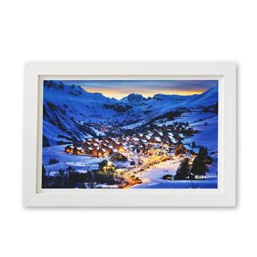 Imagem de Pintoo Jigsaw Puzzles 1000 Piece for Adults - Beautiful Dusk in French Alps Resort Beautiful Plastic Puzzle for Home Decor Zero Dust Easy Storage [H1797]