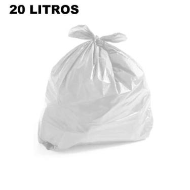 Imagem de Saco de lixo - branco - 20 litros - 100 unidades - IRPLAS