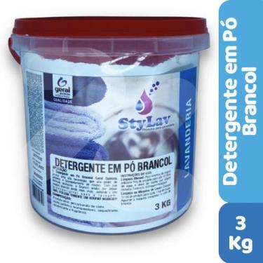 Imagem de Detergente em Pó para Roupas Brancas - 3Kg - Brilho Xike