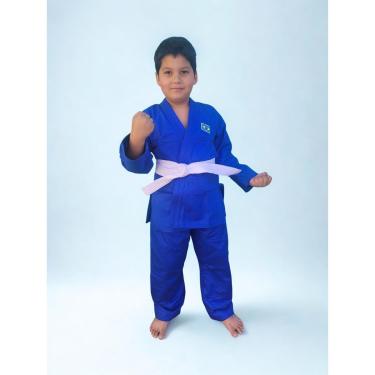 Imagem de Kimono Infantil Judô Reforçado com Faixa-Unissex