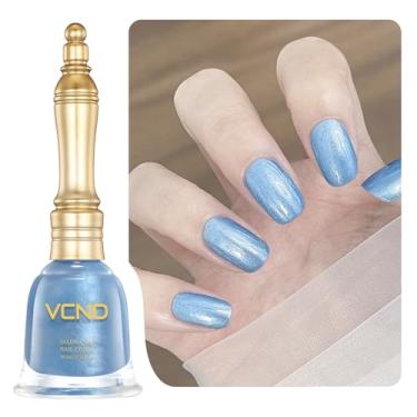 Imagem de VCND Esmalte de secagem rápida, esmalte azul vegano resistente a lascas de longa duração, (10,5 ml) sem necessidade de lâmpada UV, descascável, adequado para bricolage em casa..