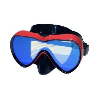 Imagem de Máscara De Mergulho Profissional À Prova d'Água Com Óculos De Silicone