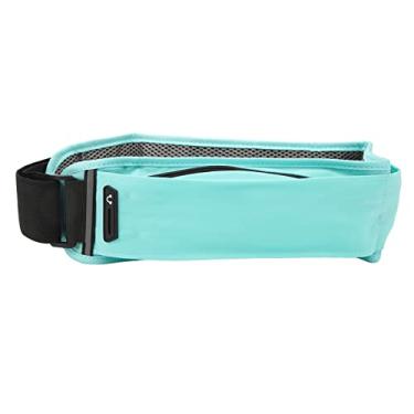 Imagem de Mochila para Corrida, Cinto de Corrida Confortável, Ajustável, Antissuor, Vários Bolsos para Ciclismo (Céu azul)