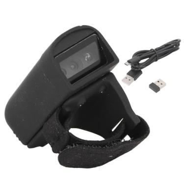 Imagem de Scanner de código de barras sem fio 2.4g Bluetooth Wearable Mini Finger 1D Code Reader for Mall Warehouse Inventory Management