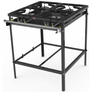 Imagem de Fogão Ferro Alta Pressão 4 Bocas Prea-400f - Progás