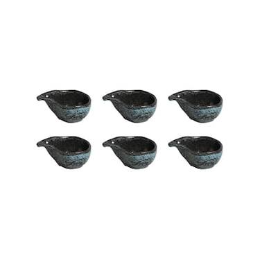 Imagem de Conjunto de Molheiras Ovais Porto Brasil Orgânico Night Sky 40ml – 6 Peças