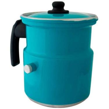 Imagem de Leiteira Turquesa Resistente Gulê Em Alumínio 1,7 Litros - GULE