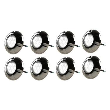 Imagem de Kit 8 Refletor Led Inox RGB 9W Para Piscina Luxpool