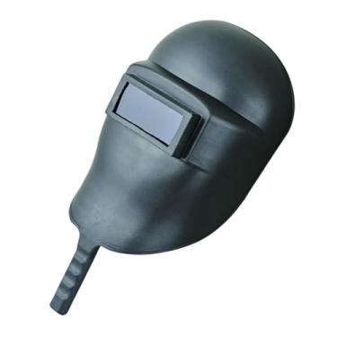 Imagem de Amagogo Máscara facial de soldagem, proteção facial para metalurgia, grande visão, equipamento de proteção portátil, máscara protetora, capacete de soldagem