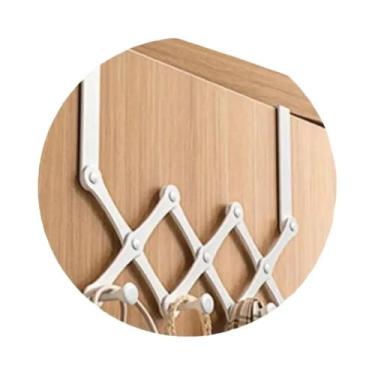 Imagem de Suporte De Porta Metálico Dobrável Montado Na Parede Para Armazenament