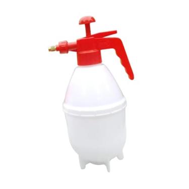 Imagem de Ｂｅｓｇａ Pulverizador de bomba manual, garrafa de spray de água de pressão, alça antiderrapante, multiuso com bico de latão ajustável para flores e gramado, Branco 1.5l