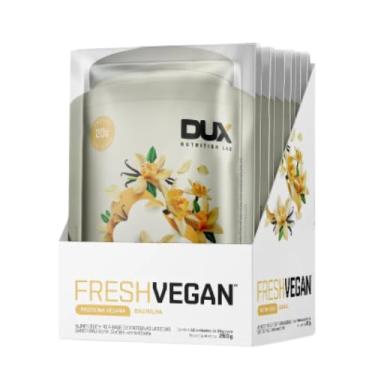 Imagem de Proteina Vegana Baunilha Caixa Sache com 10 un - Fresh Vegan Dux Nutrition