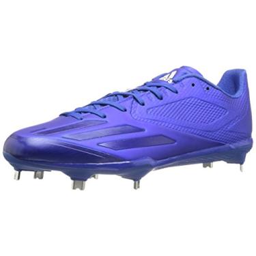 Imagem de adidas Tênis de beisebol masculino Performance Adizero Afterburner 3, Real Colegial/Real Colegial/Branco, 9