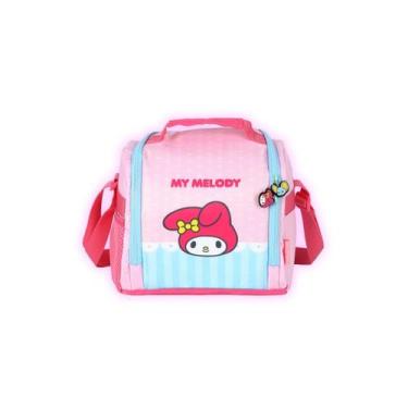 Imagem de Lancheira Térmica 2 Em 1 My Melody Infantil Bolsinha Escolar, Rosa