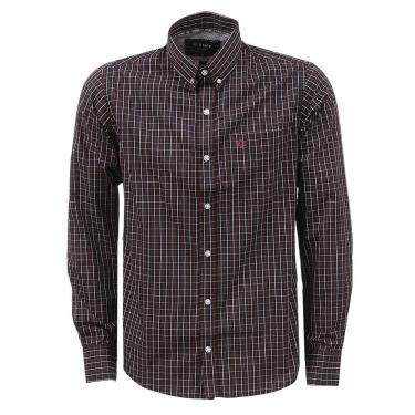 Imagem de Camisa Masculina Xadrez Manga Longa Preta Tuff 37768