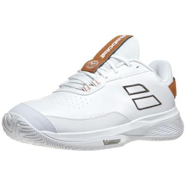 Imagem de Babolat Tênis masculino SFX Evo All Court Wimbledon Edição Limitada (Branco/After Dark), Branco/After Dark, 39