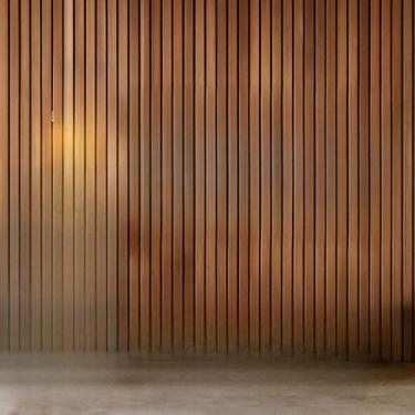 Imagem de Papel De Parede Madeira Adesivo Ripado 10 Metros Lavável 3d