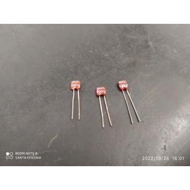 Imagem de 1x Capacitor Mica Prata 10pf/100v Tolerancia 0,5pf Cm00 Icl