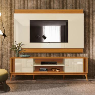 Imagem de Rack com Painel Ripado para TV até 75 Polegadas 2 Portas Legacy EDN Móveis