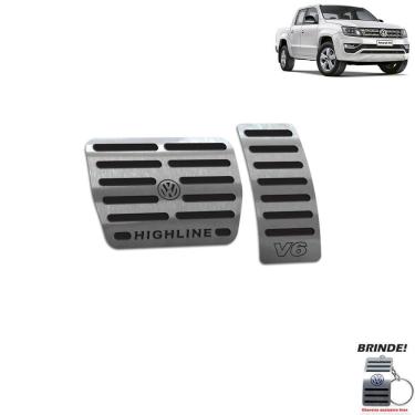 Imagem de Pedaleira Automático Amarok V6 Highline 2018 a 2020 Preto