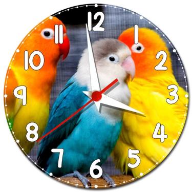 Imagem de Relógio de Parede Agapone Casa de Passarinho Decoração