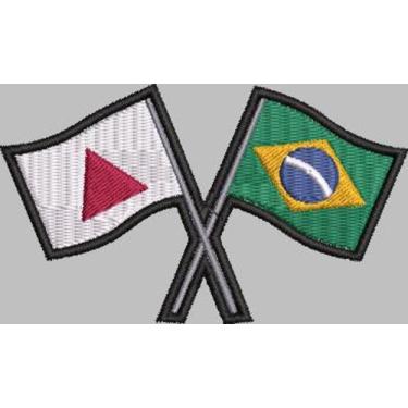 Imagem de Bandeira brasil e minas - BH BORDADOS