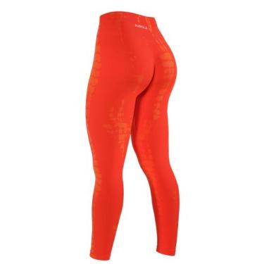 Imagem de Leggings AUROLA Serpent Snake Seamless Scrunch para mulheres, laranja
