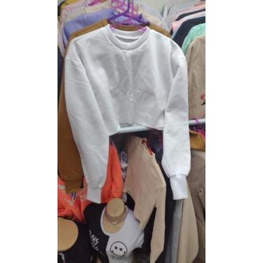 Imagem de Cropped manga longa branco - Kausando impacto , Lilás, único 