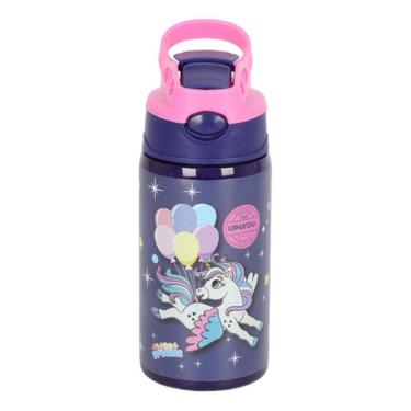 Imagem de Garrafa Infantil  Up4You Unicórnio Aço Inox 500Ml