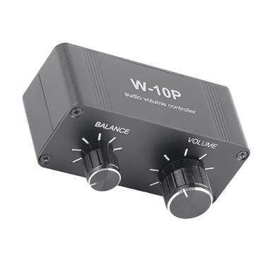 Imagem de Ymiko Mini Caixa de Controle de Volume de áudio, Amplificador de Fone de Ouvido Portátil de 3,5 Mm Com Som Sem Perdas, Regulador de Volume Estéreo Ajustável para Telefones, MP3, PC