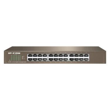 Imagem de Switch 24 Portas IP-COM G1024D - Gigabit - Não Gerenciável - Proteção Contra Surtos 6KV