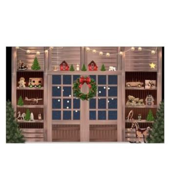 Imagem de Painel Fundo de decoração tema Natal Em Tecido 2,20 X 1,70m (21 Modelos de Paineis) (1)