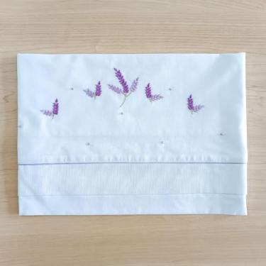 Imagem de Cueiro | Bordado à mão - Lavanda