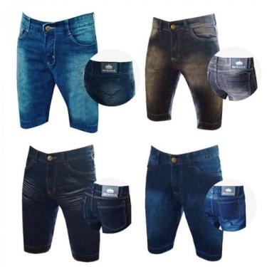 Imagem de bermuda jeans off prince-tamanho 38 Ao 48 - Sonhar