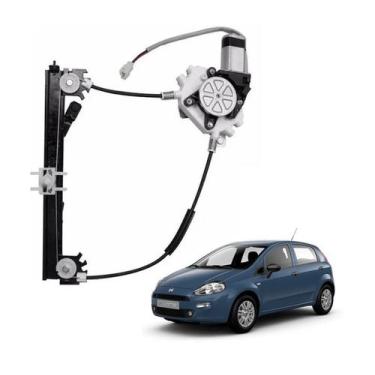 Imagem de Maquina Vidro Eletrico Punto Linea Traseira Esquerda + Motor - Fiat