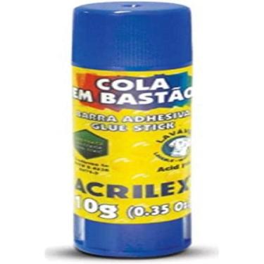 Imagem de Cola em Bastão Acrilex Incolor 10 gramas