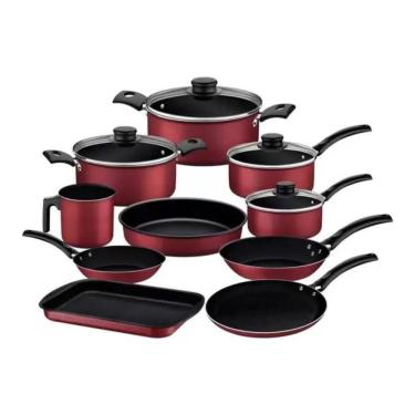 Imagem de Jogo de Panelas Tramontina Turim Alumínio 10 Peças