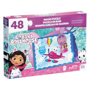 Imagem de Quebra-Cabeças 48 Peças Madeira Gabby´S Dollhouse