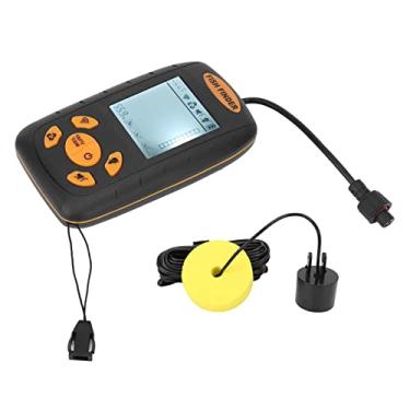 Imagem de Acouto Localizador de Peixes Portátil Com Sensor Sonar LCD – Localizador de Profundidade Portátil para Pesca Em Caiaque, Barco e Lago