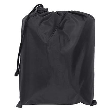 Imagem de Saco de folhas de trator de gramado para jardim de folhas de gramado saco de coleta de lixo ferramenta de limpeza grande volume 210D pano oxford preto 244 x 142 cm 605 g para armazenamento de folhas