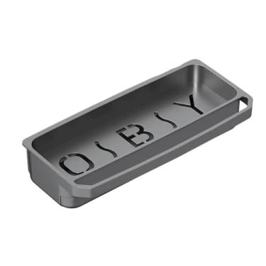 Imagem de Organizador expansível de pia de cozinha com prateleira autodrenante para esponja, sabão de louça e materiais de limpeza, material ABS, design antiderrapante, fácil de limpar, 26,2 x 14,4 x 5 cm